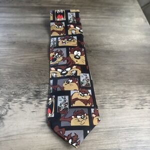 Warner‎ Brothers Taz Men's Dress Neckties Tie - Polyester Vintage 1997
